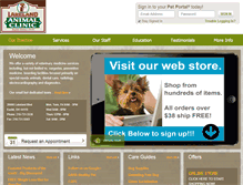 Tablet Screenshot of lakeland-animal-clinic.com